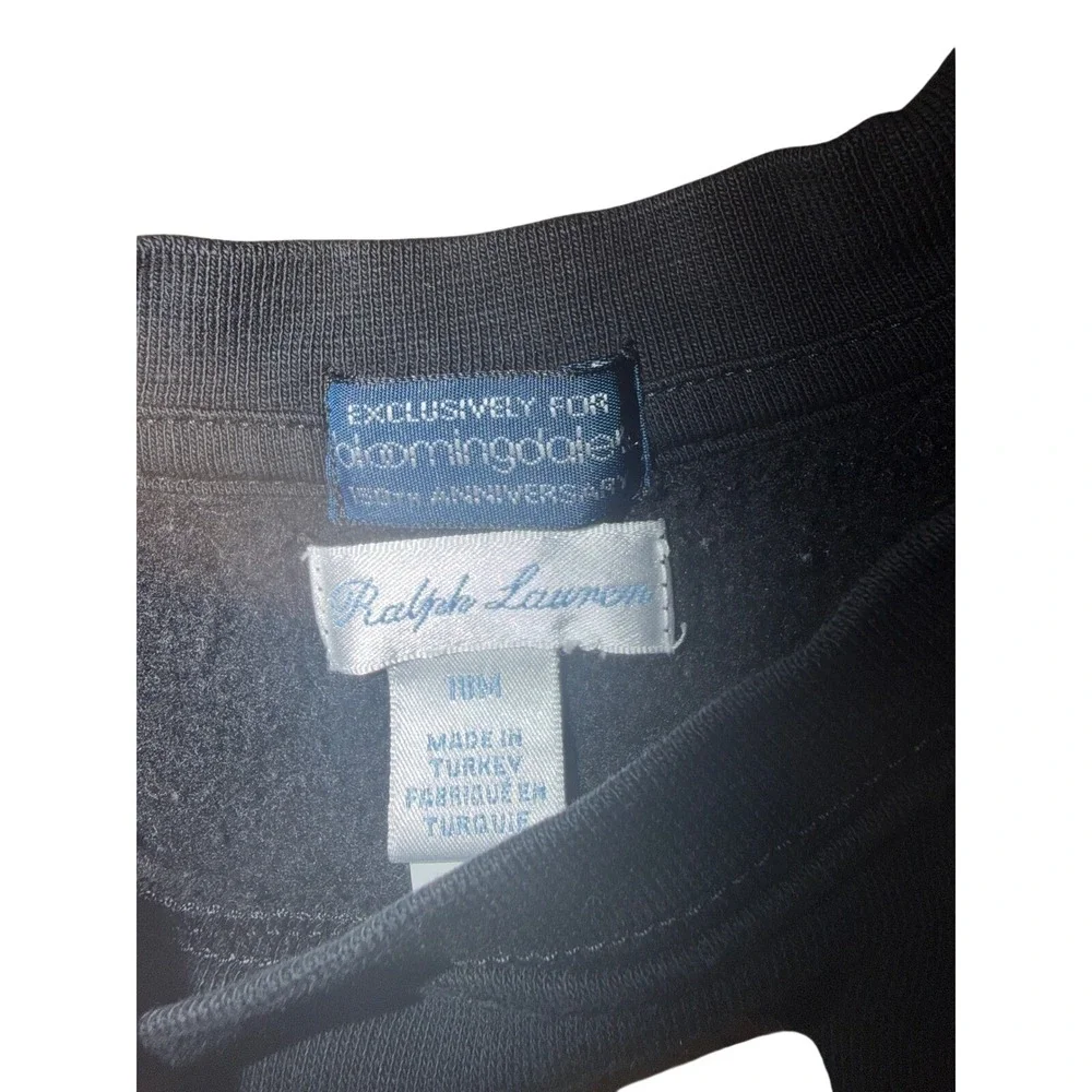 Ralph Lauren Polo Bear Bloomingdales 150th Anniversary Sweatshirt Black 18M‎